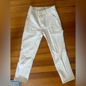 Abercrombie Cream Cargo Jeans